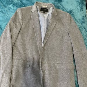 Blue Textured Blazer